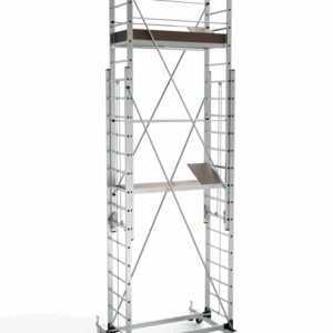Saraylı Alüminyum İskele Merdiven 2x15 Basamaklı 2x4,0 Mt 818 Cm