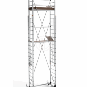 Saraylı Alüminyum İskele Merdiven 2x19 Basamaklı 2x5,0 Mt 1034 Cm