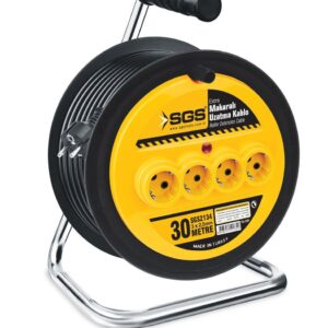 SGS 2134 Makaralı Uzatma Kablosu 2,5X30Mt