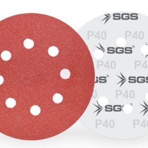 SGS 445 Cırtlı Zımpara Ao 225 Mm 180 Kum 8+1 Delikli