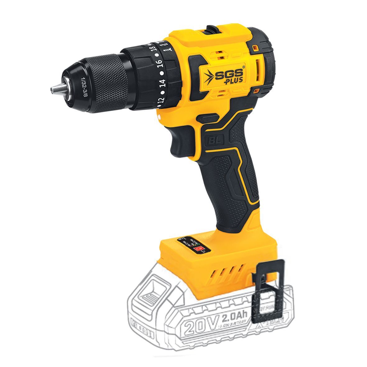 SGS 5530B Darbeli Matkap 20 Volt