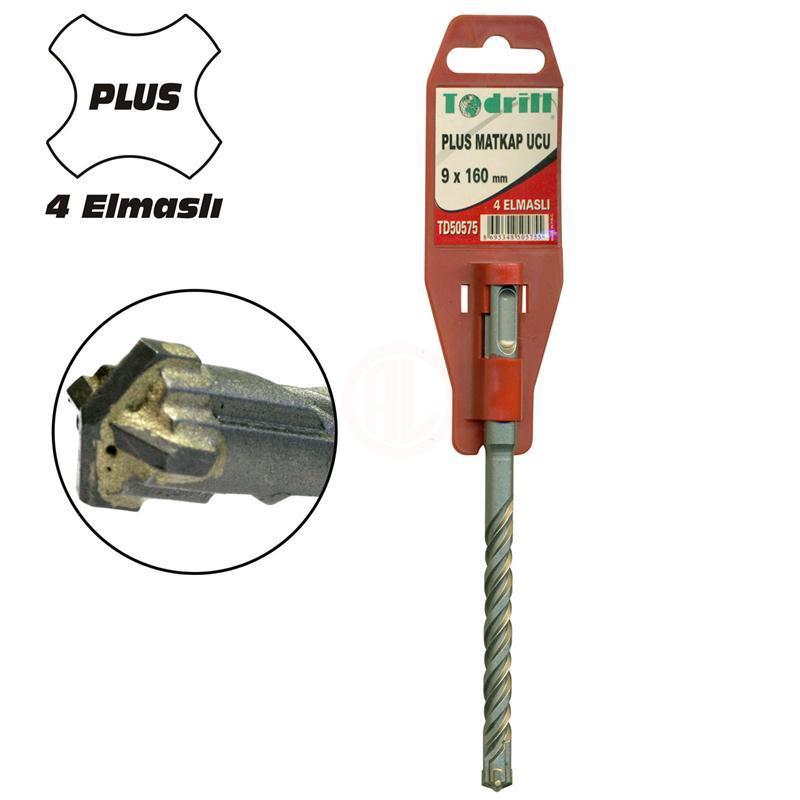 Todrill TD50627 SDS-Plus 4 Elmaslı Matkap Uç 24x260 mm