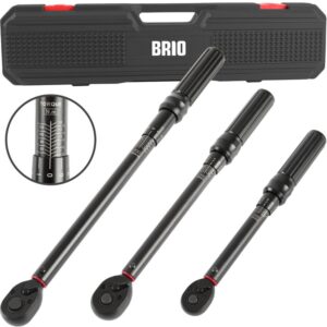 Brio Tork Anahtarı 3 AD 1/4'' 5-25 NM, 3/8'' 10-60 NM, 1/2'' 20-200