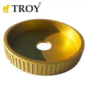 TROY 25090 Avuç Taşlama için Ahşap Törpüleme Oyma Diski, 100mm