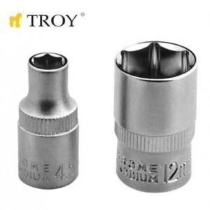 TROY 26147 1/4” Lokma (Ölçü 8,0mm-Çap 11,8mm-Uzunluk 25mm)