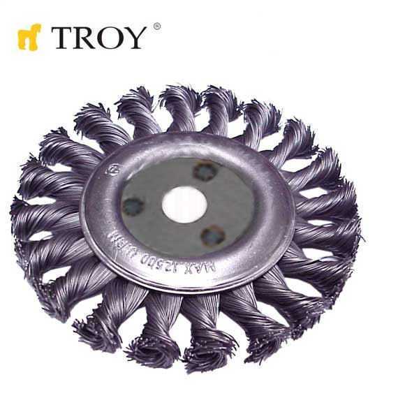 Troy 27706-150 Burma Telli Daire Fırça (150mm)