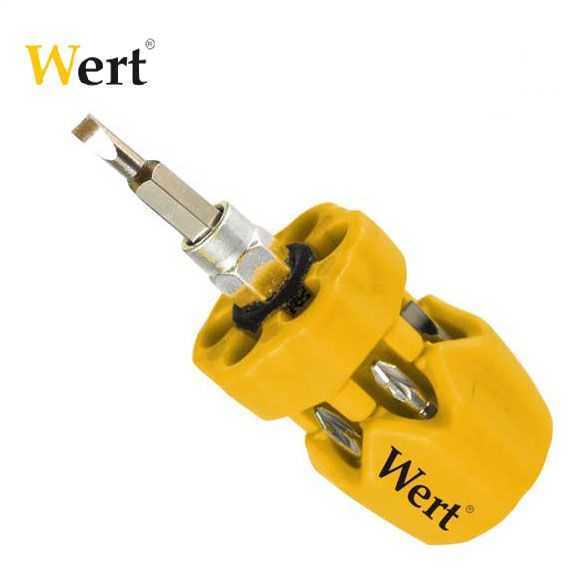 Wert 2202 Bits Uçlu Topaç Tornavida Seti, 1 Adet