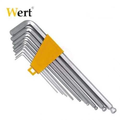 Wert 2250 Allen Anahtar Seti (Bilya Başlı, 9 Parça)