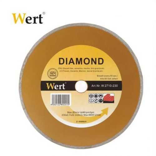 Wert 2710-125 Seramik-Fayans Elmas Testere (125mm)