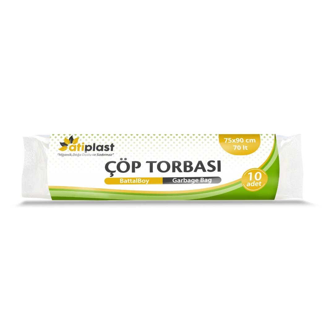 Atiplast Battal Çöp Torbası 75x90 Sarı 300 Gr