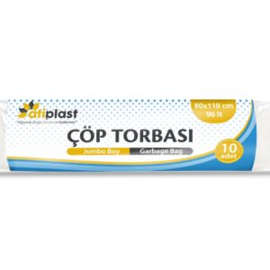 Atiplast Endüstriyel Jumbo Çöp Torbası 80x110 Mavi 600 Gr