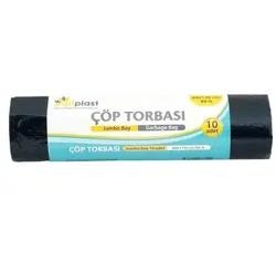 Atiplast Endüstriyel Jumbo Çöp Torbası 80x110 Siyah 500 Gr