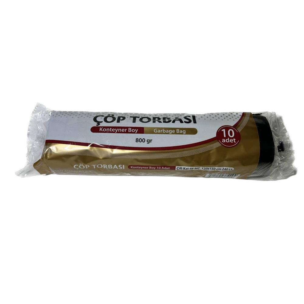 Atiplast Konteyner Çöp Torbası 120x150 Siyah 800 Gr