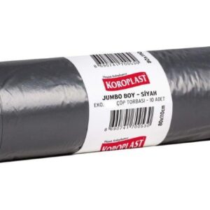Koroplast Ekonomik Jumbo Çöp Torbası 80x110 Cm 10 Lu