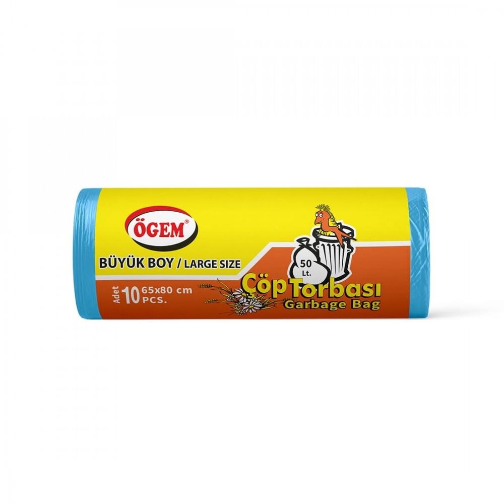 Ögem Büyük Boy Çöp Poşeti 65x80 Mavi