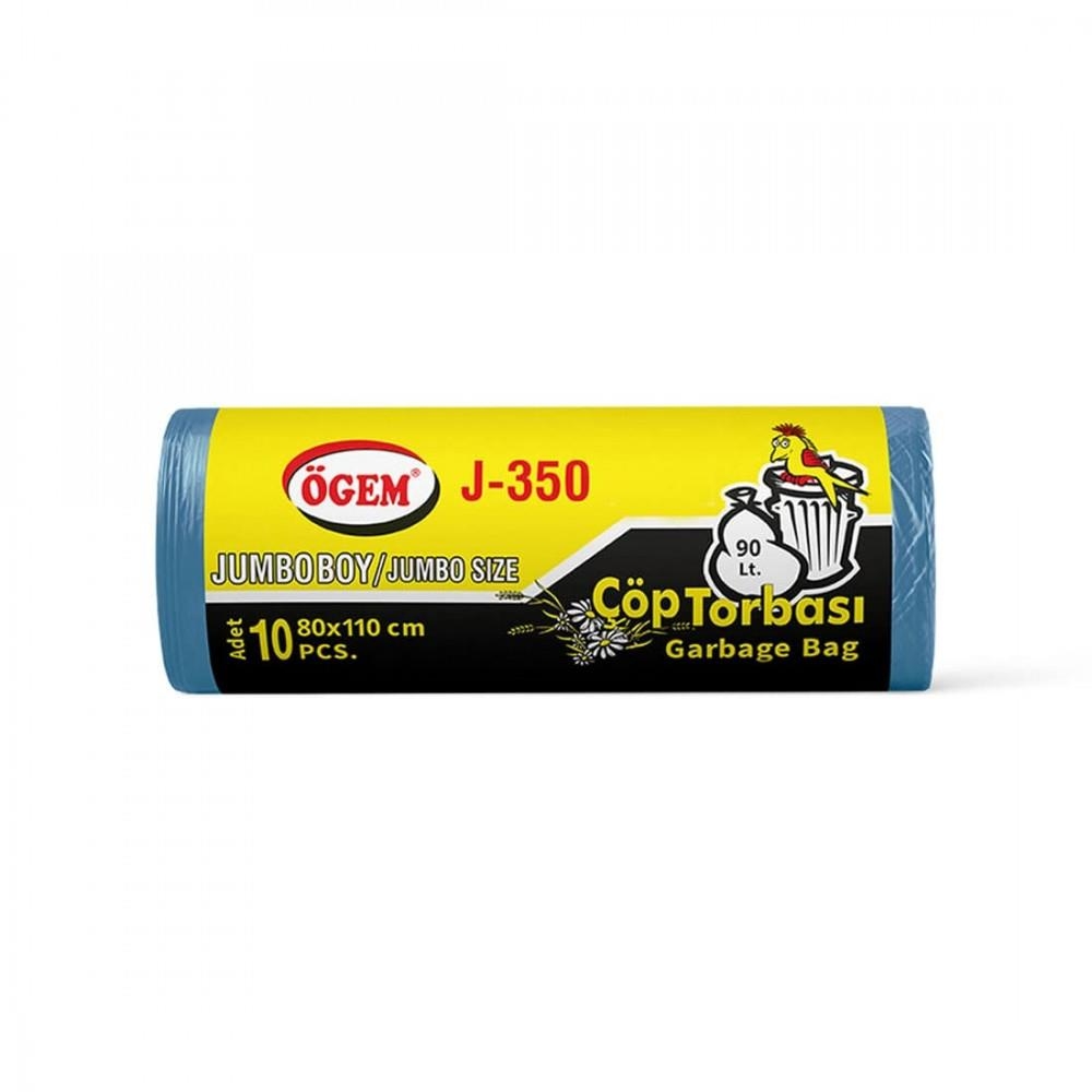 Ögem Endüstriyel Jumbo 350 Gr Çöp Torbası 80x110 Mavi